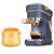 Laekerrt 20 Bar Espresso Machine with Milk Steamer and Frother Wand (Blue) Espresso Knock Box(Yellow)