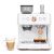 Café Bellissimo Semi Automatic Espresso Machine + Milk Frother | WiFi Connected, Smart Home Kitchen Essentials | Built-In Bean Grinder, 15-Bar Pump & 95-Ounce Water Reservoir | Matte White