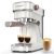 Espresso Machine Laekerrt 20 Bar Espresso Maker with Milk Frother Steam Wand, Professional Espresso Coffee Machine for home Barista (Pear White)