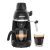 SOWTECH Espresso Coffee Machine Cappuccino Latte Maker 3.5 Bar 1-4 Cup with Steam Milk Frother Black