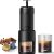 STARESSO Portable Espresso Machine – Manual Espresso with Rich & Thick Crema, Mini Coffee Maker Using Ground Coffee & Espresso Pods, Handy Espresso Maker for Travel Camping Office Home Use (Black) …